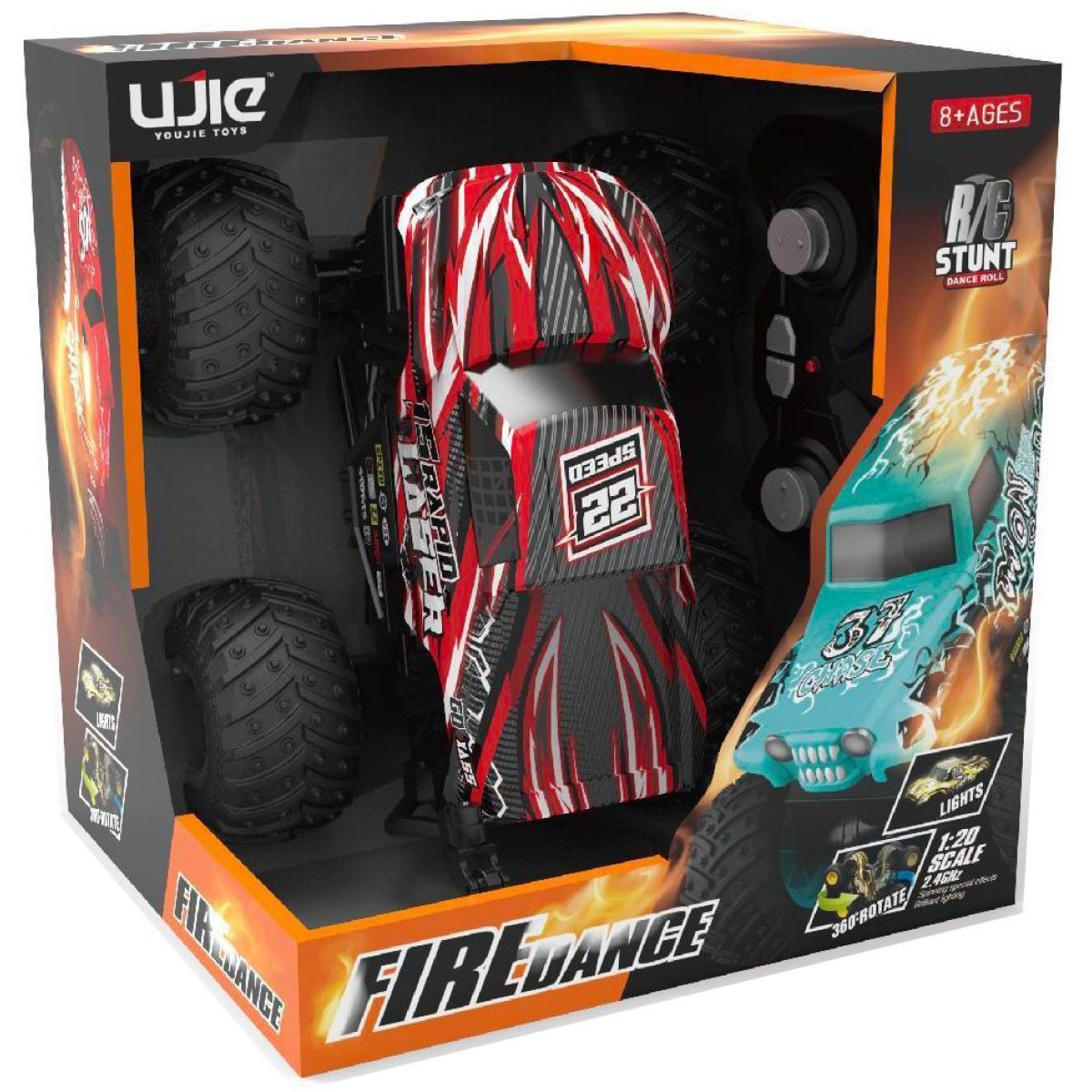 Sparkys RC Závodní auto Fire Dance LASER 1:20 červené