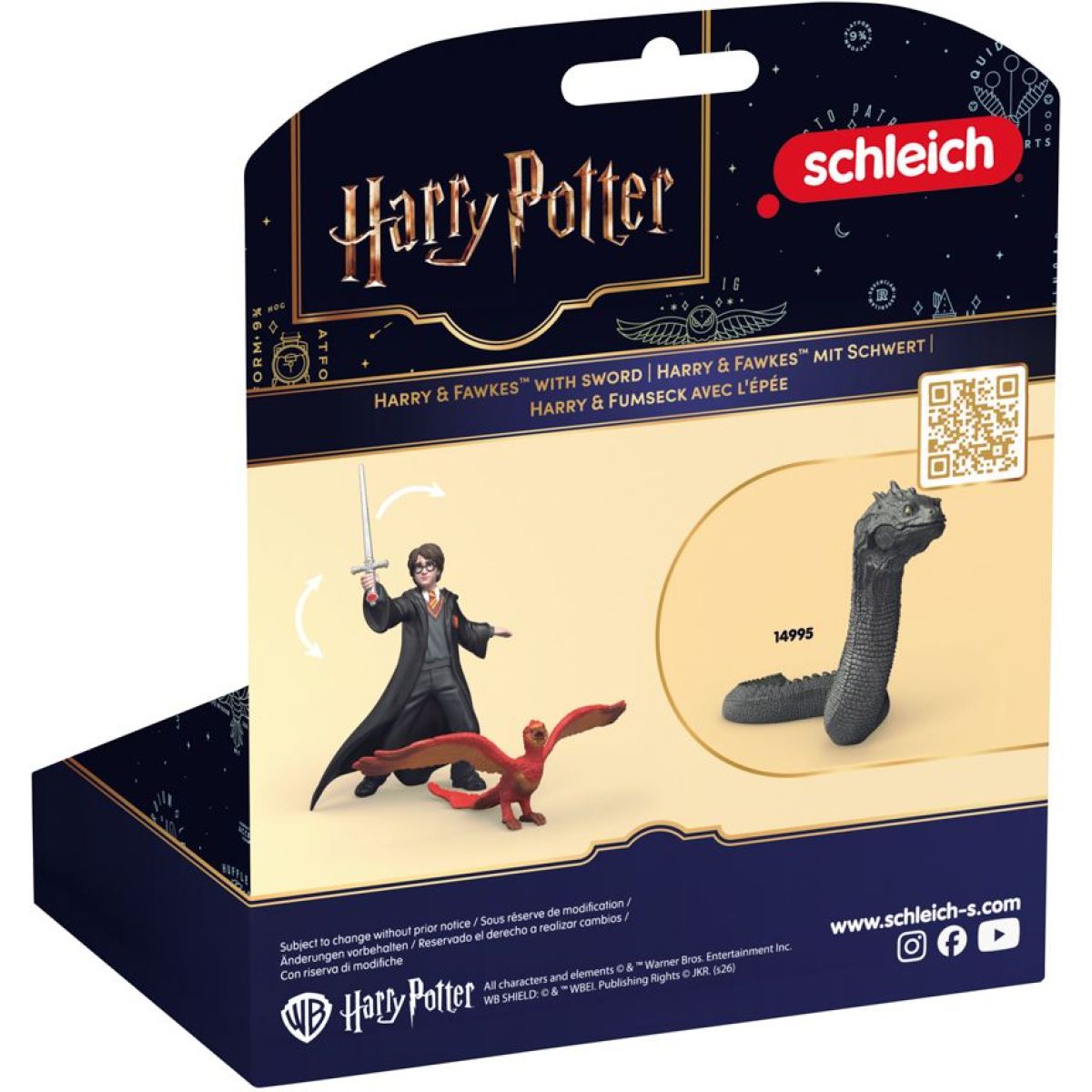 Schleich Harry Potter -Harry & Fawkes s mečem