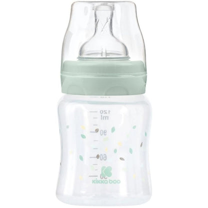 KikkaBoo Kojenecká láhev 120ml 0m+ Jungle King Mint