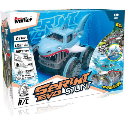 Alltoys Obojživelný žralok RC modrý