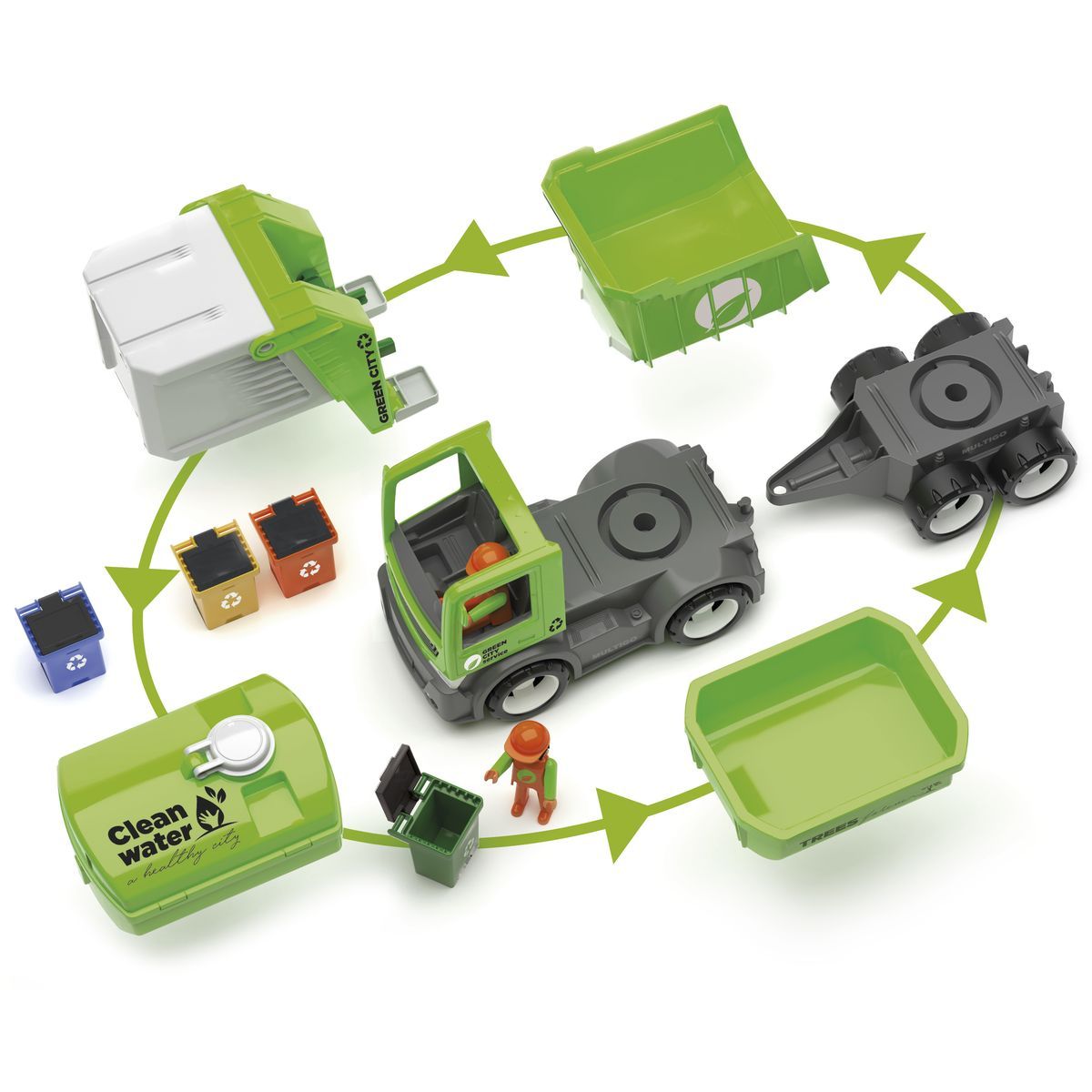 ECO MultiGO City set - figurky Igráčků s auty