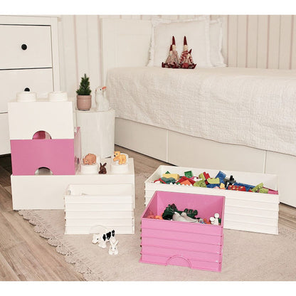 LEGO® Úložný box 25 x 50 x 18 cm - Světle růžová