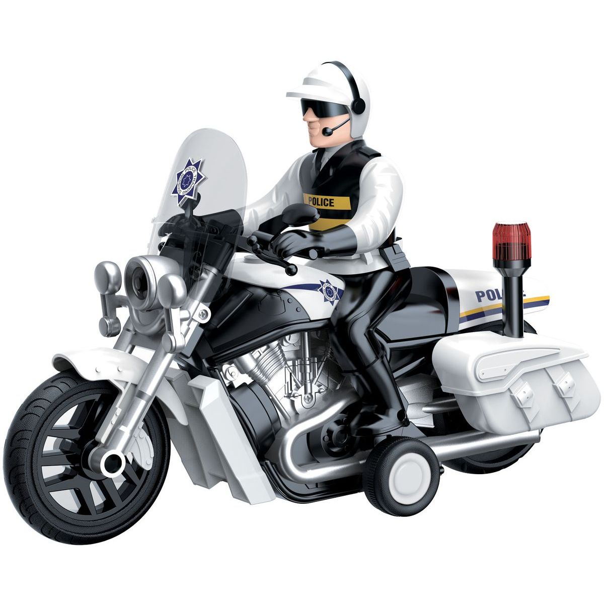 Sparkys CITY SERVICE CAR - 1:16 Policejní motorka