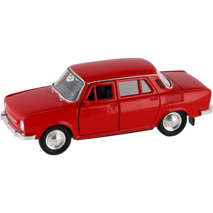 Dromader Auto Welly Škoda 100 11cm 1 : 34 červené
