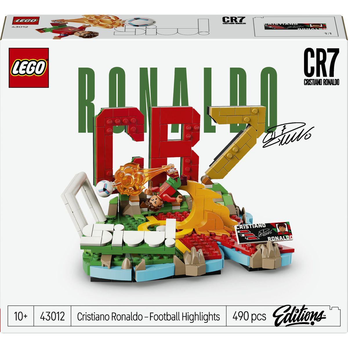 LEGO® Editions 43012 Cristiano Ronaldo - Hvězdné momenty fotbalu