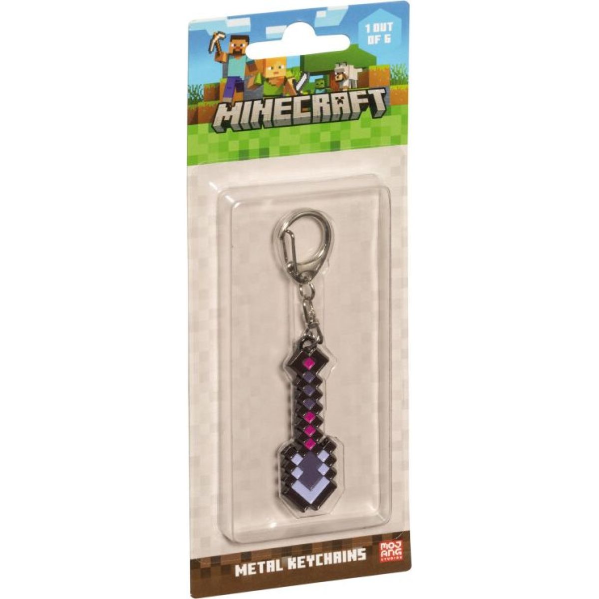 Minecraft kovový přívěšek klíč