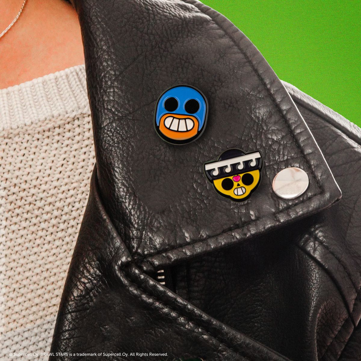 Cinereplicas Brawl Stars set pinů (Poco & El Primo)