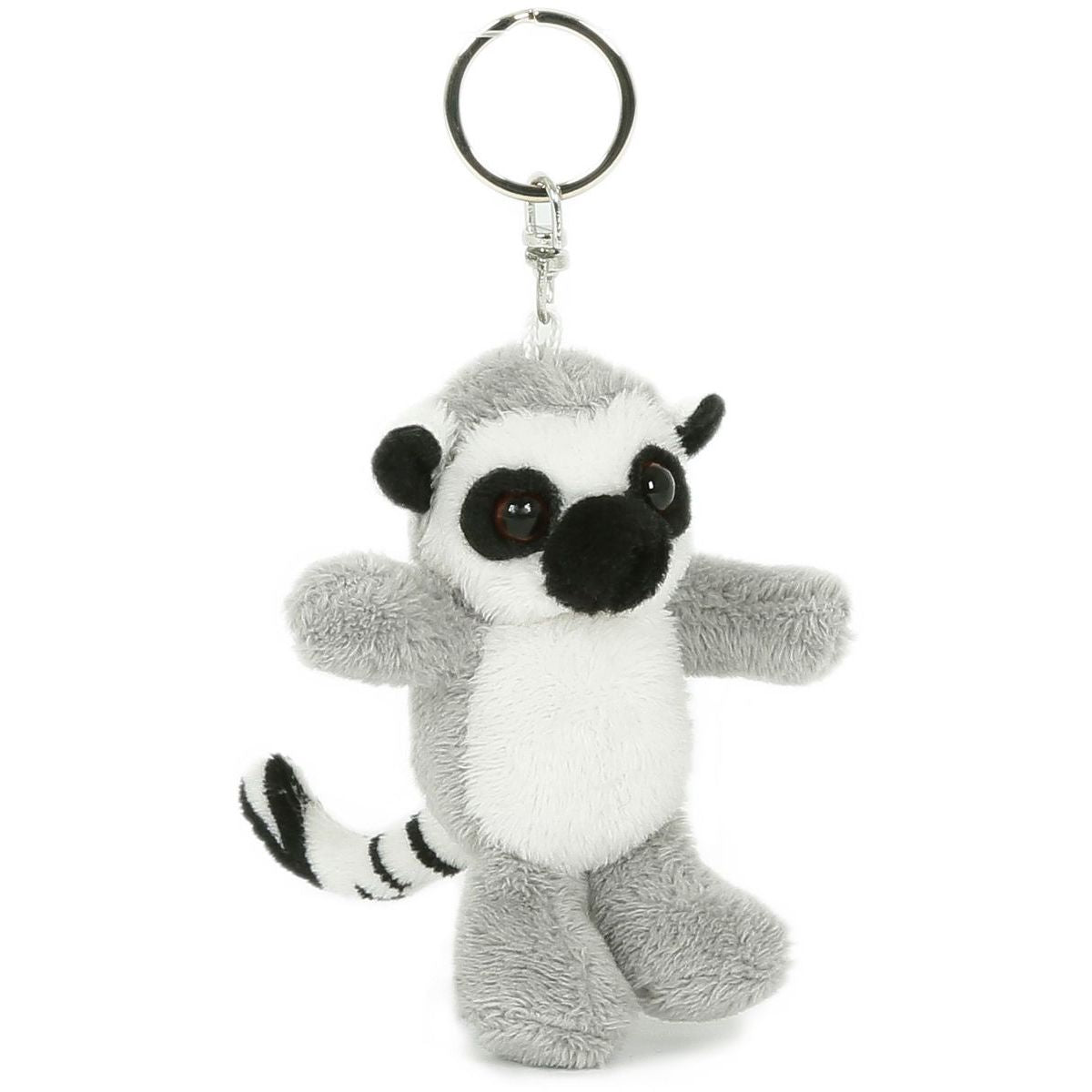 Teddies Přívěsek na klíče Lemur kata plyš 7x8cm