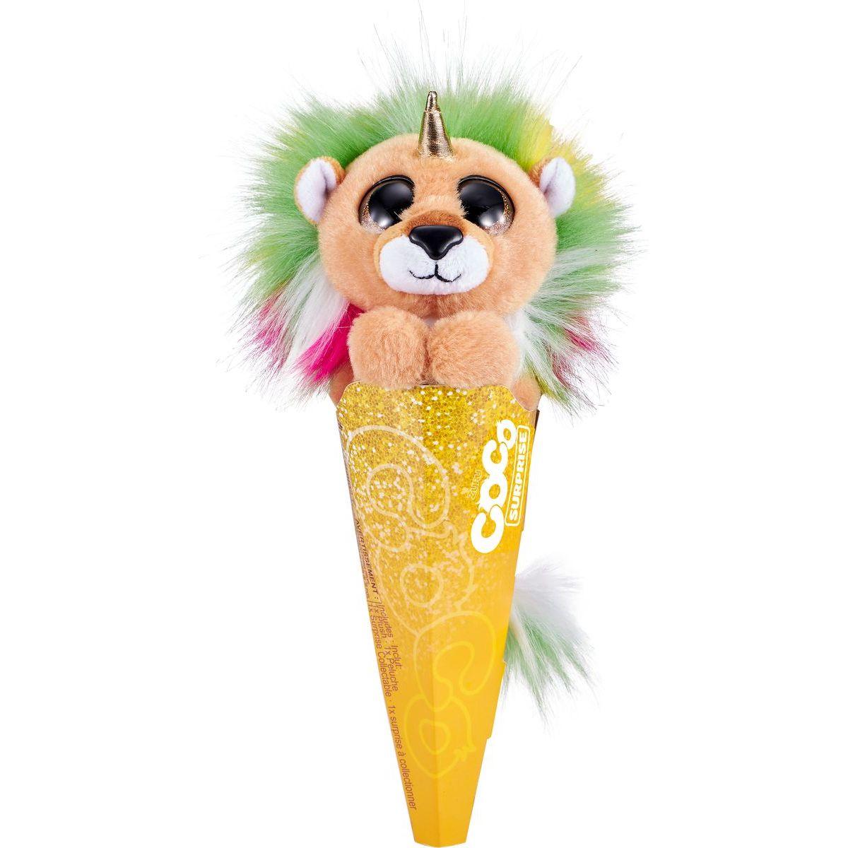 COCO Fantasy plyšové zvířátko s překvapením lvíček 24 cm