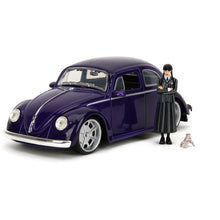 Jada Wednesday auto 1972 VW Beetle 1:24 a figurka Wednesday
