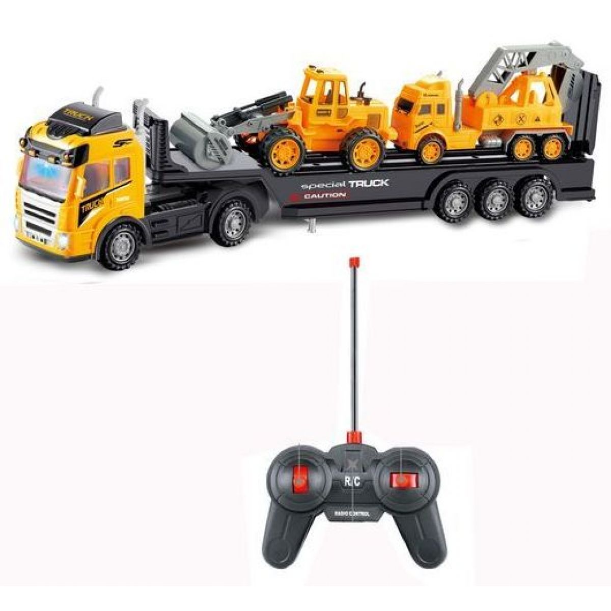 Alltoys RC nákladní vozidlo 56 cm válec a nakladač