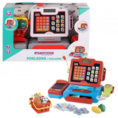 HM Studio Dětská Pokladna digitální bílo-šedá