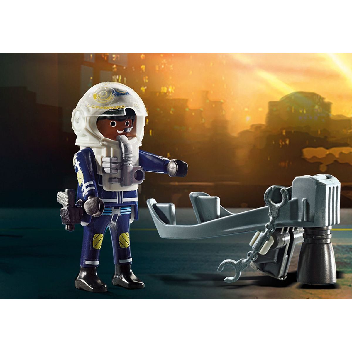 PLAYMOBIL® 70782 Policejní Jetpack Zatčení zloděje umění
