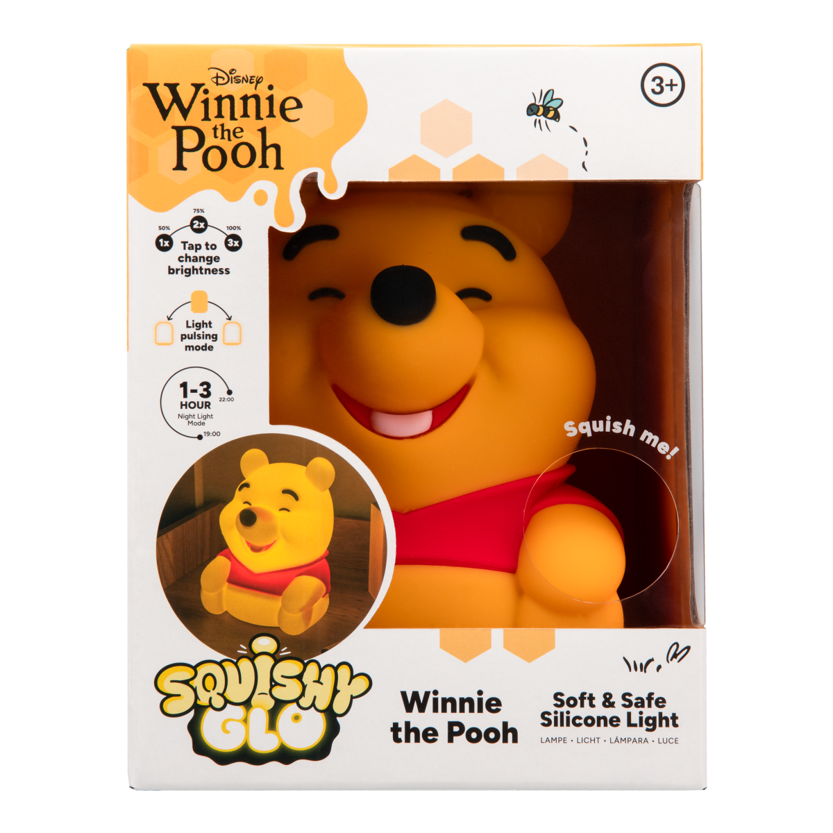 Paladone Pooh světlo SquishyGlo silikonové