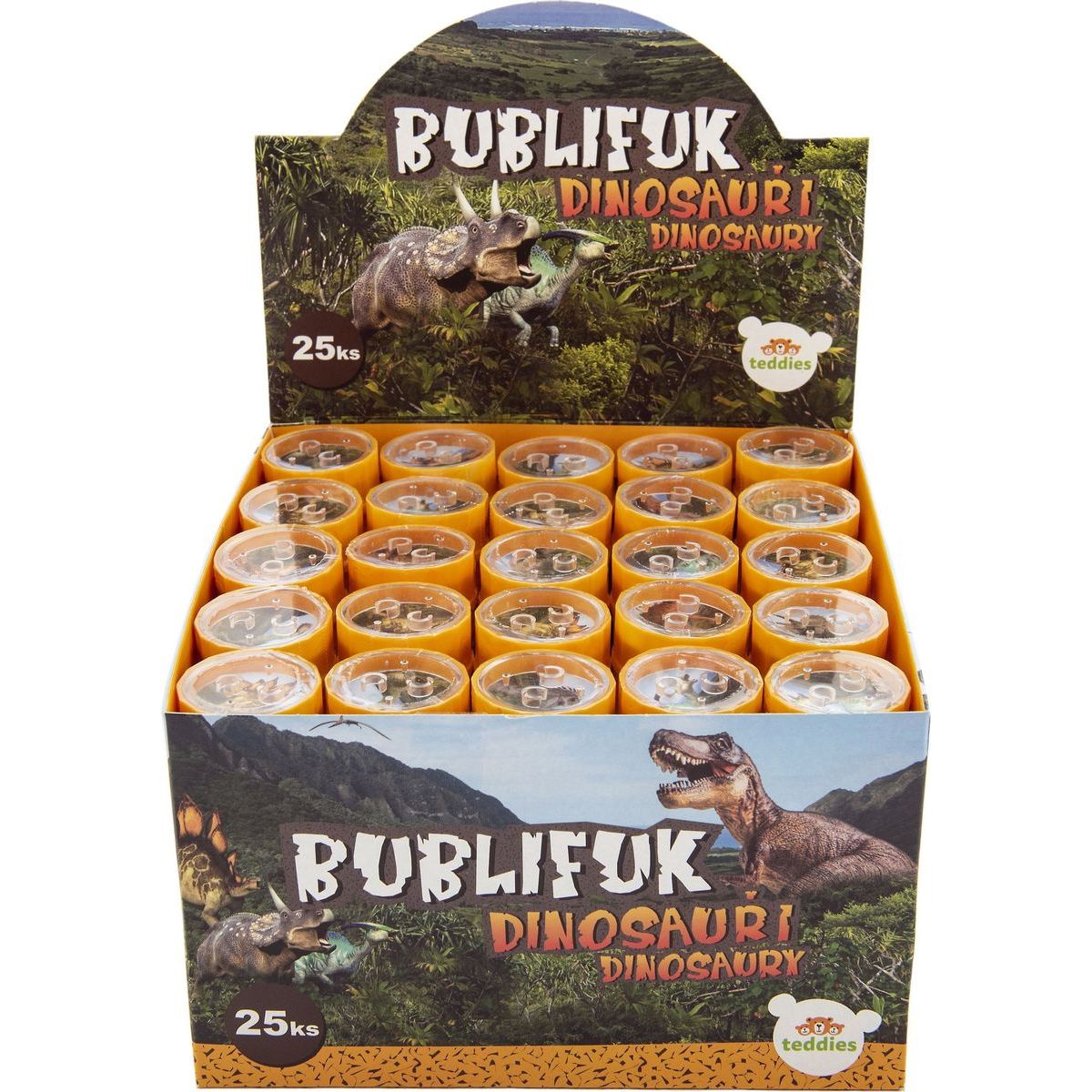 Bublifuk 50ml dinosauři 11 cm