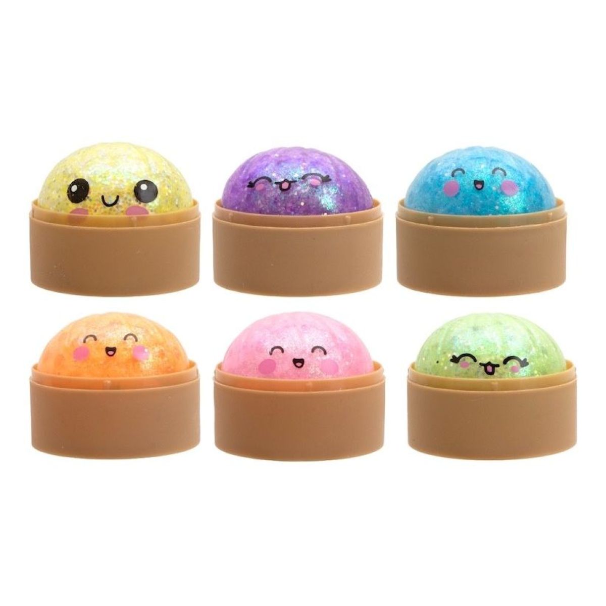 Knedlíčky Bao mačkací třpytivé 5 cm