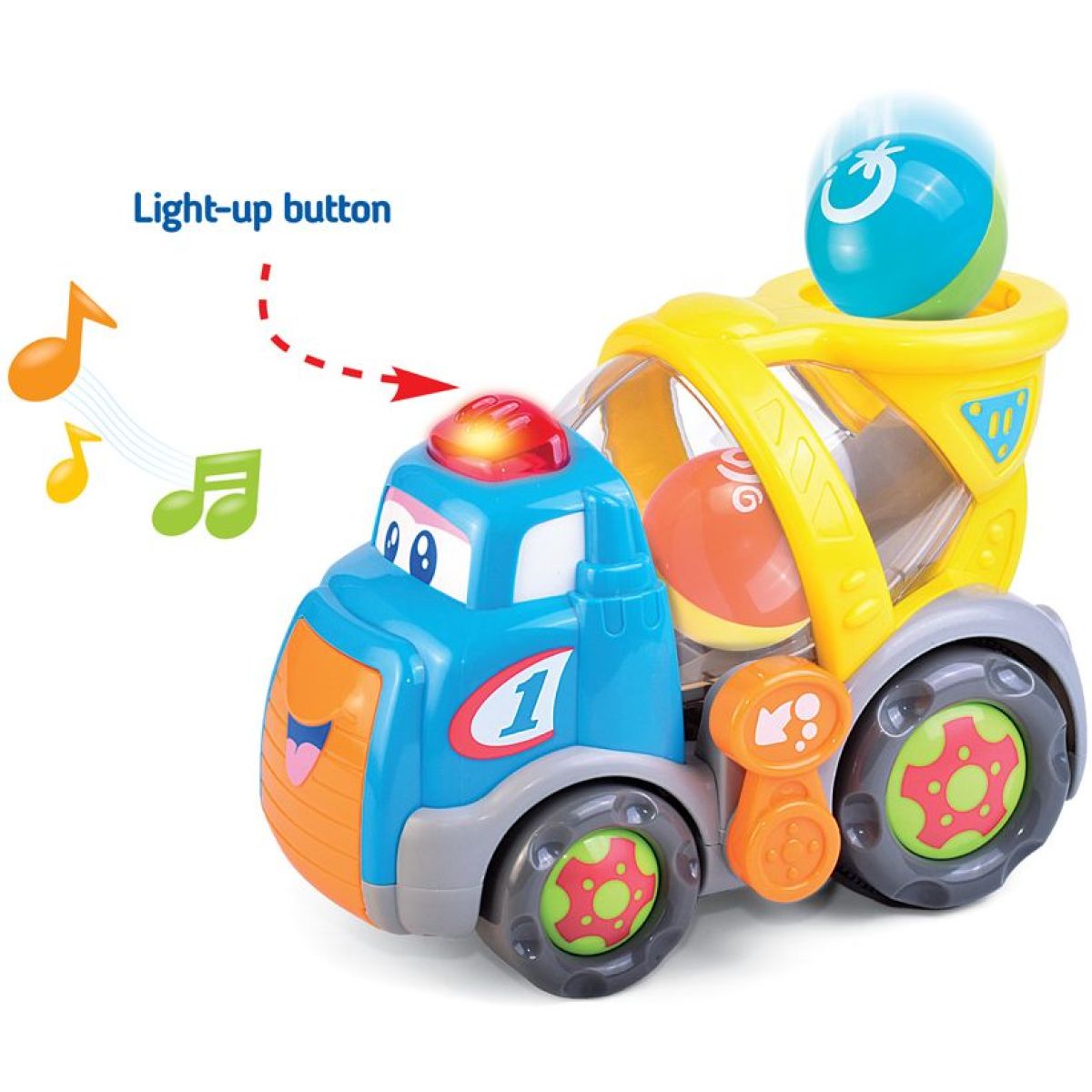 HAP-P-KID Veselá Automíchačka s míčky