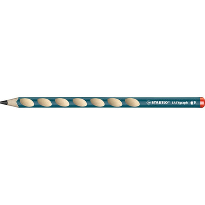 Ergonomická grafitová tužka pro praváky STABILO EASYgraph petrolejová 1 ks HB