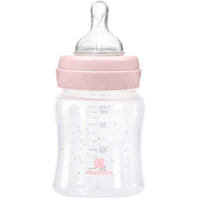 KikkaBoo Kojenecká láhev 120ml 0m+ Hippo Dreams Pink