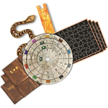 Dino Úniková hra s puzzle: Ztracený chrám párty hra