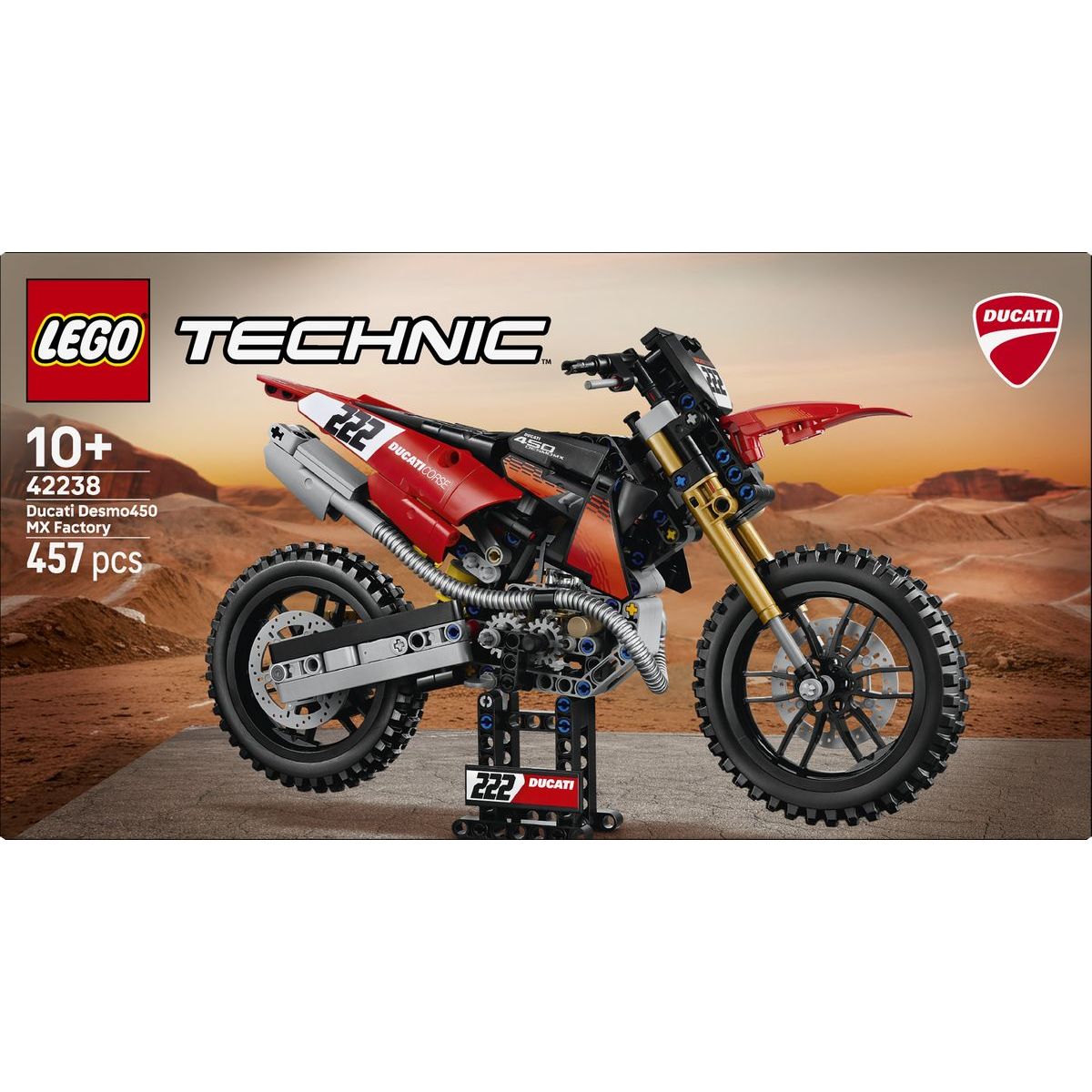 LEGO® Technic 42238 Motorka Ducati Desmo450 MX Factory