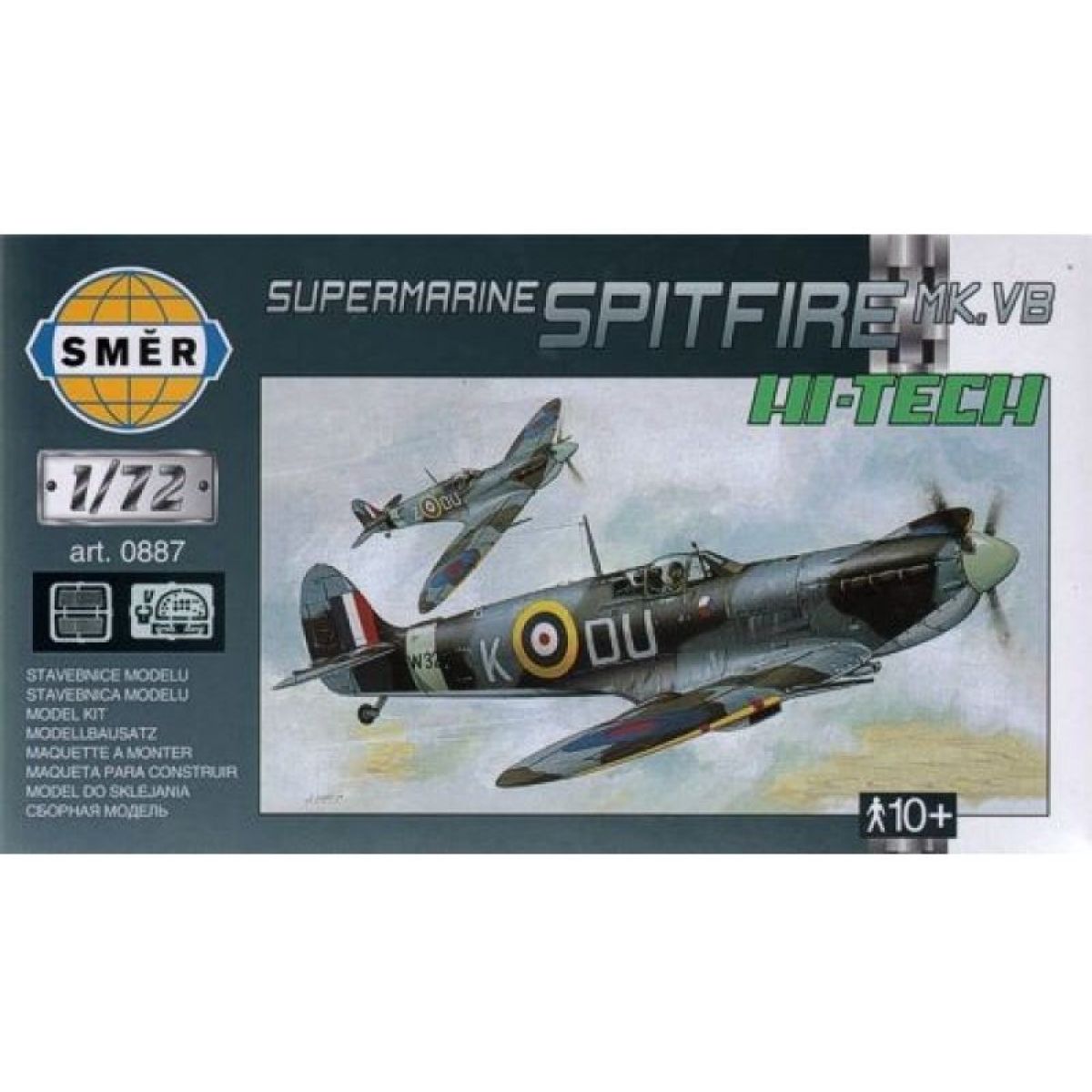 Směr Model Supermarine Spitfire MK.VB HI TECH 1 : 72