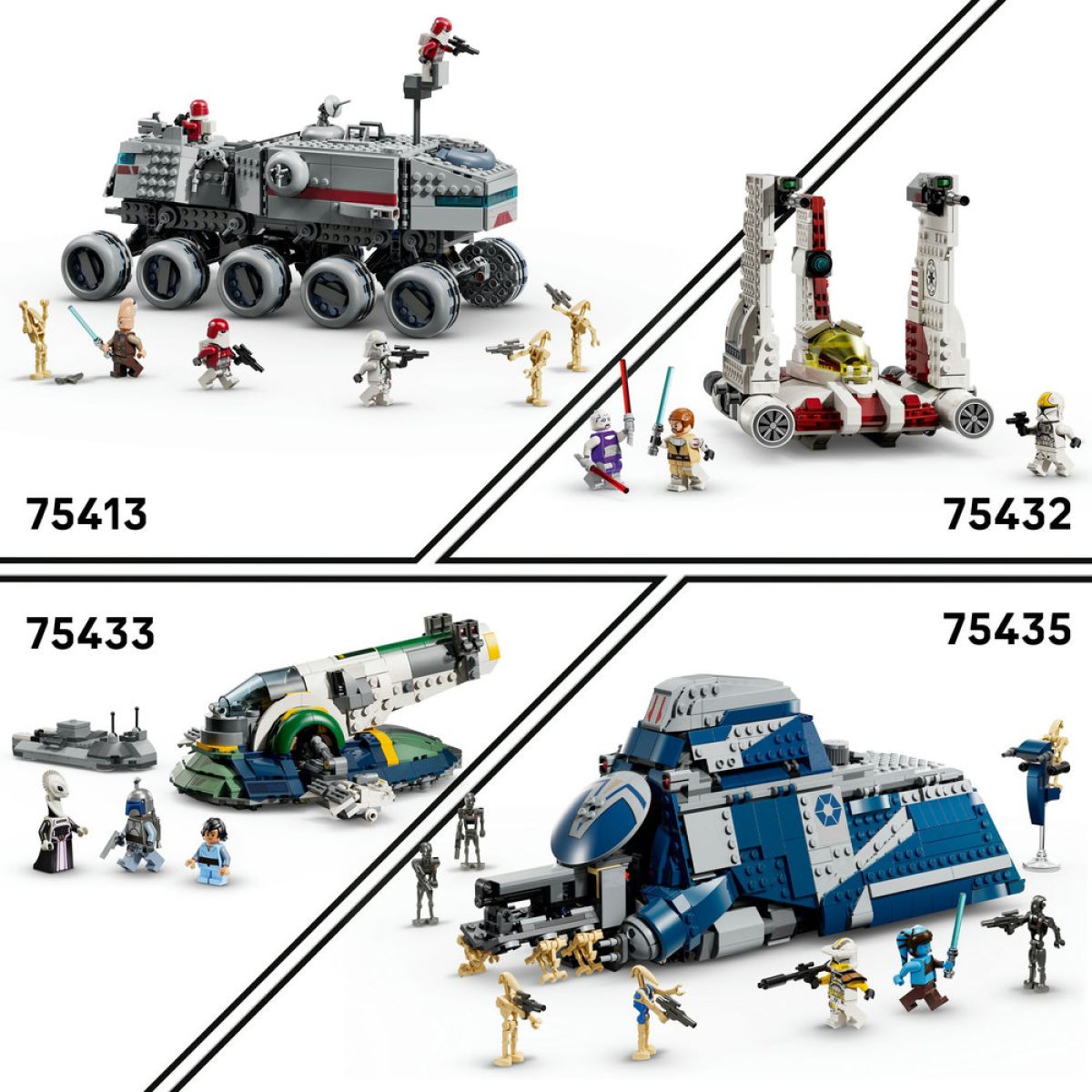 LEGO® Star Wars™ 75431 Bitevní balíček klonovaných vojáků z 327. hvězdného sboru