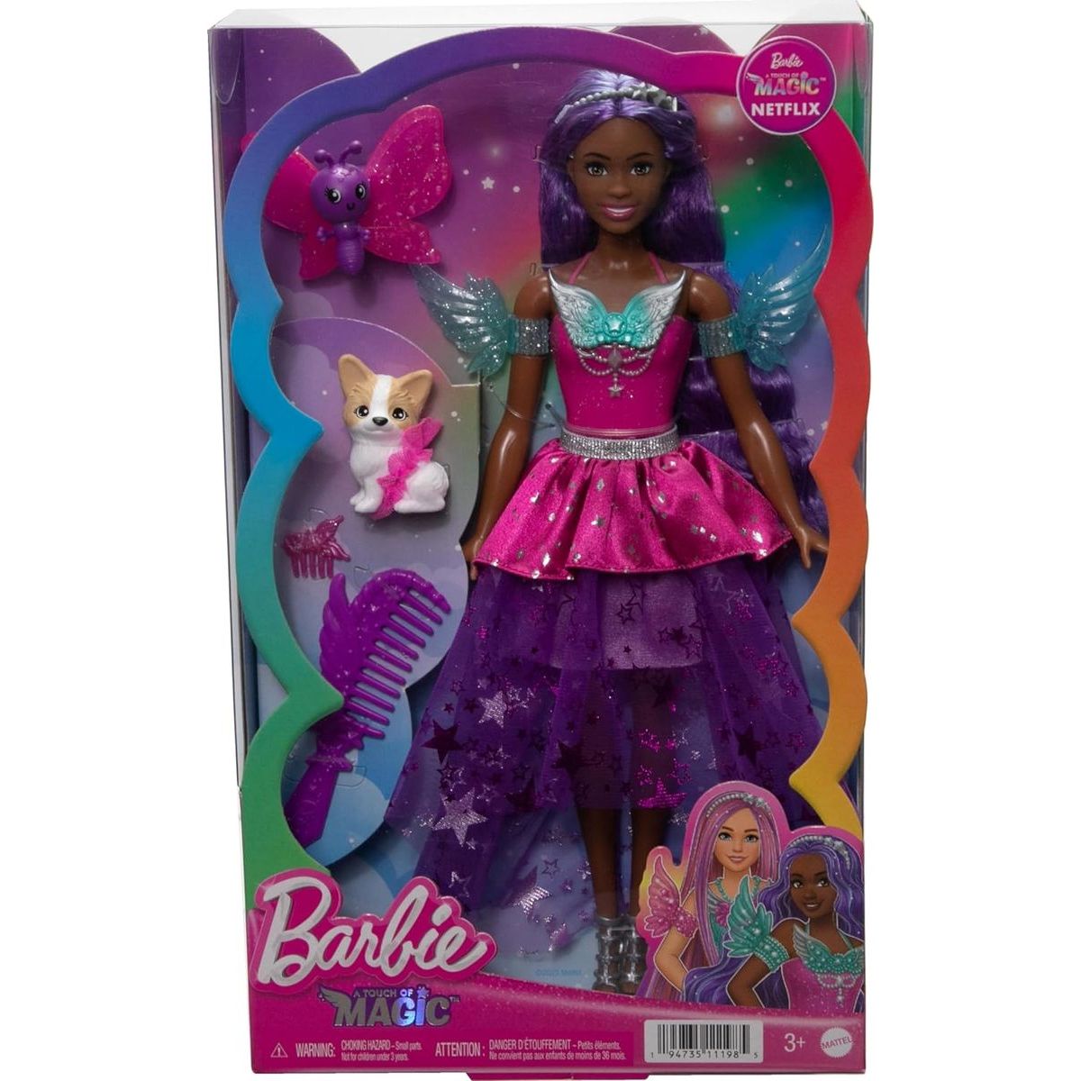 Mattel Barbie Panenka Barbie a dotek kouzla Brooklyn