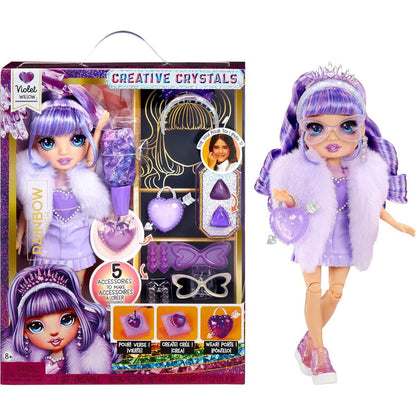 Rainbow High Creative Crystals panenka - Violet Willow