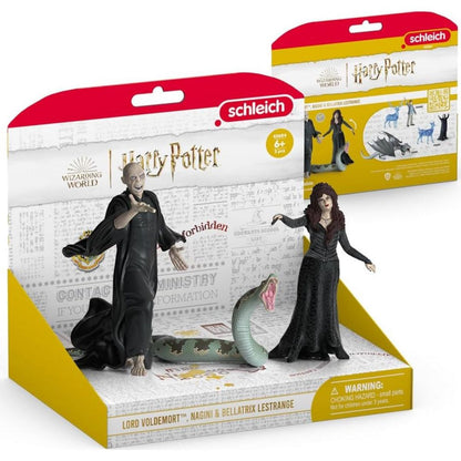 Schleich 42684 Harry Potter Lord Voldemort, Nagini a Bellatrix Lestrangeová