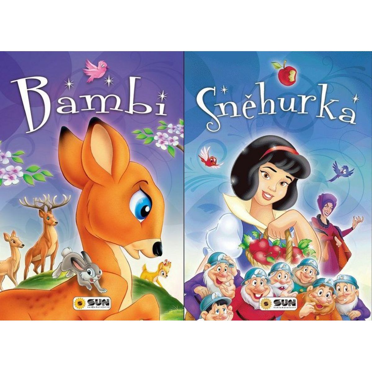 Sun Sněhurka a Bambi velká písmena