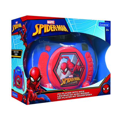 Lexibook CD přehrávač Spiderman se 2 mikrofony