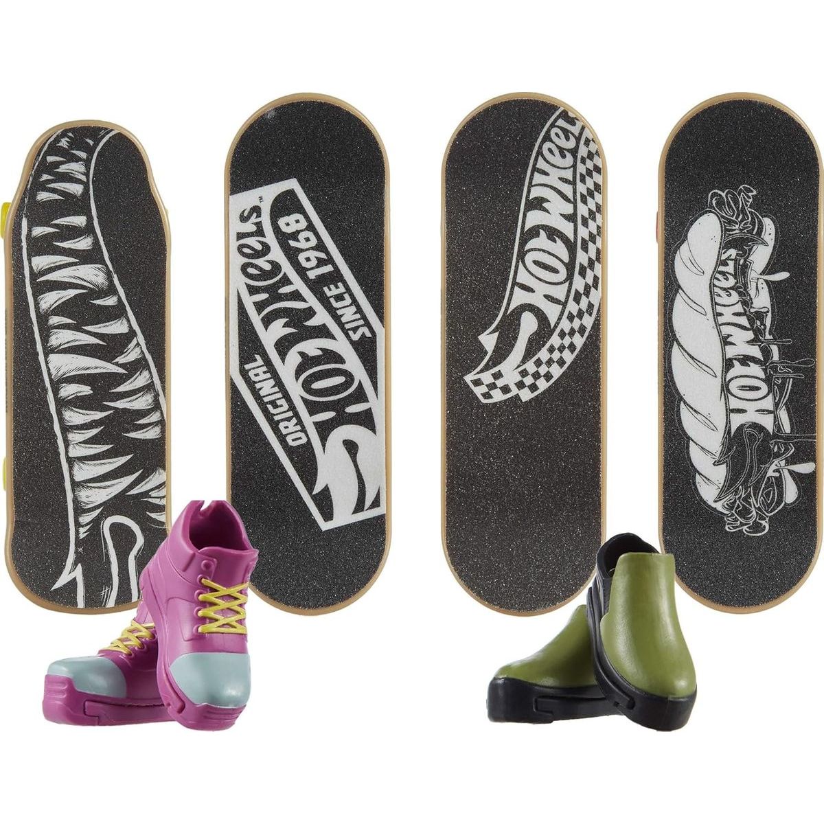Mattel Hot Wheels Skate Tony Hawk Fingerboard a Removable Skate Shoes Multipack varianta 4