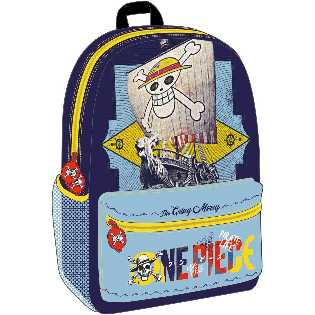 One Piece školní batoh s kapsou