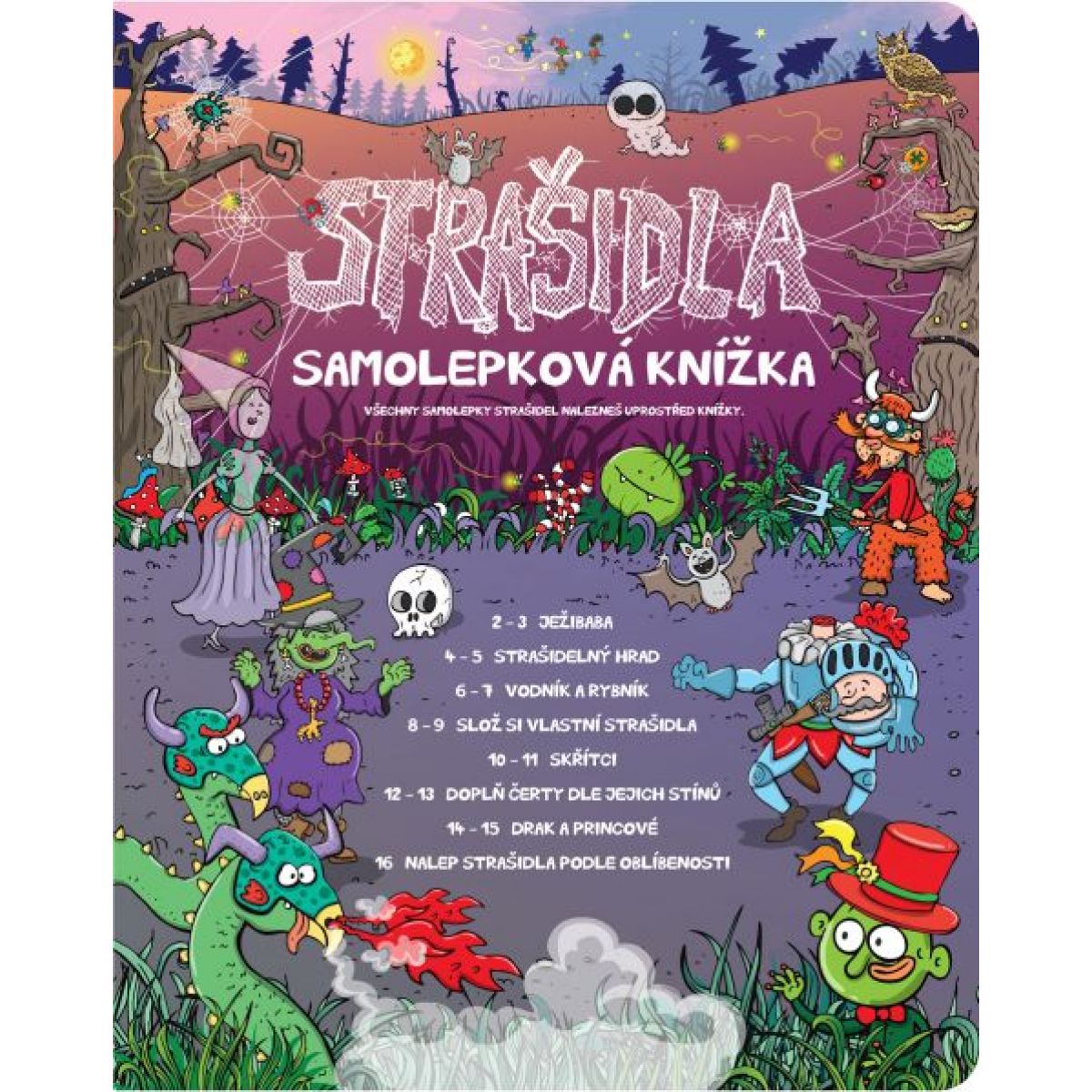 Albi Kouzelné čtení Samolepková knížka Strašidla