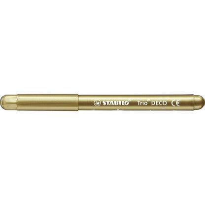 Metalický vláknový fix s XL hrotem STABILO Trio DECO 8 ks sada