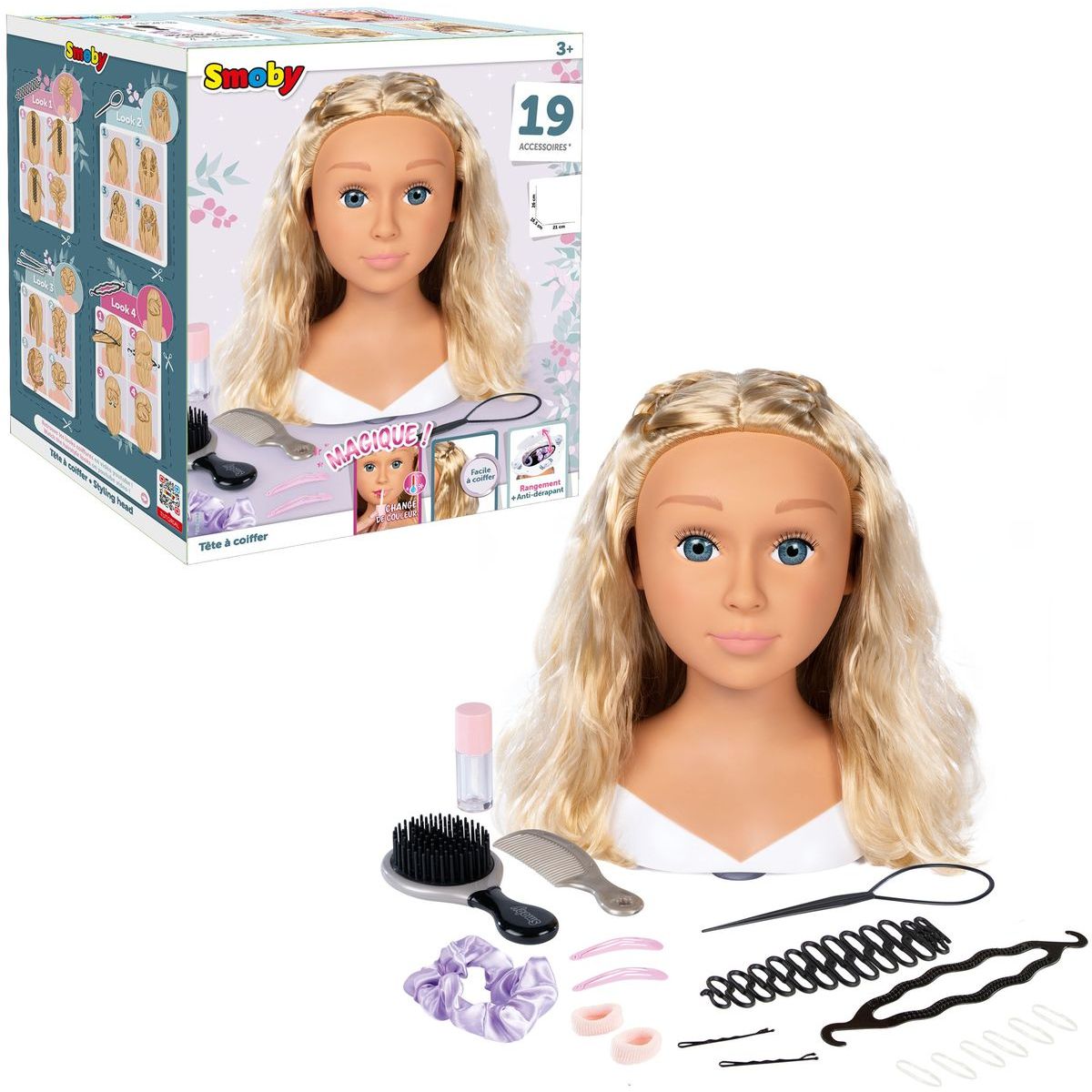 Smoby My Beauty Česací hlava Blond