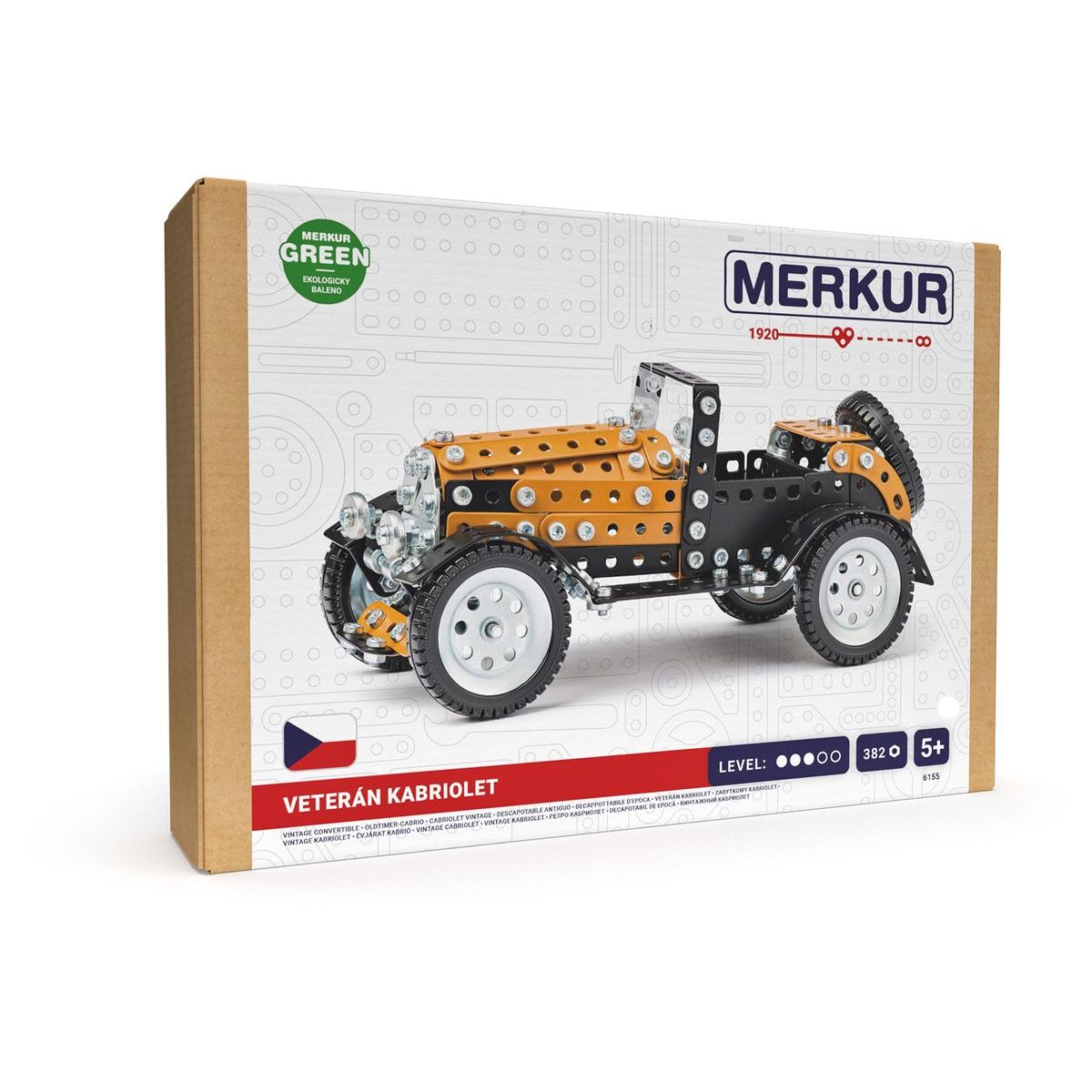 Merkur Veterán Aero, 382 dílků