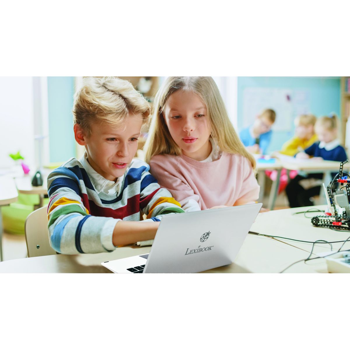 Lexibook LAPTAB Můj první skutečný počítač s dotykovou obrazovkou anglická verze