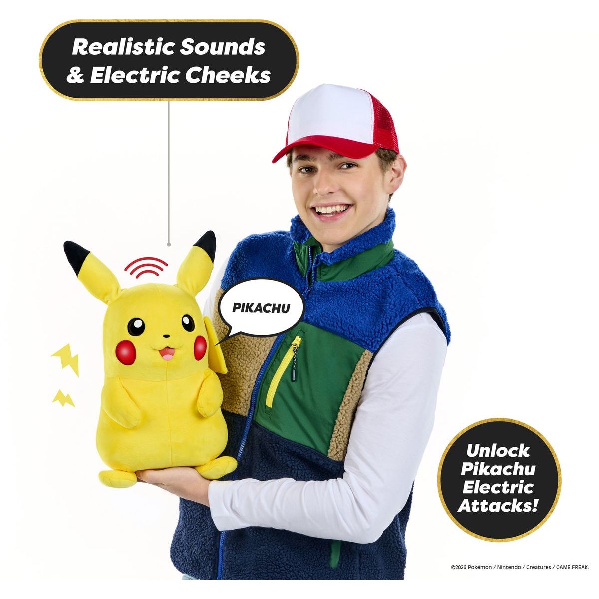 Pokémon Pikachu Puppetronic by RealFX Interaktivní plyšák