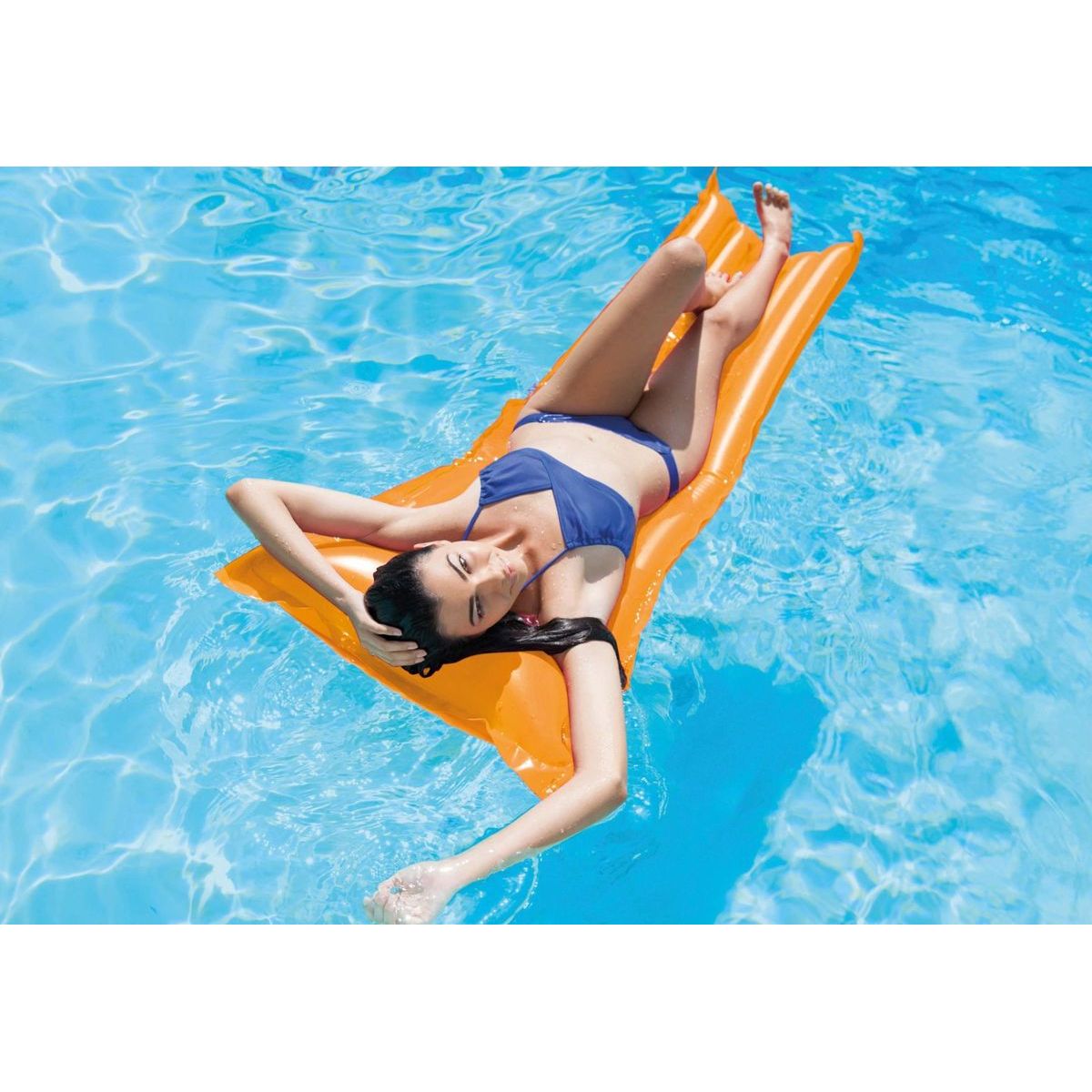Intex 59703 Nafukovací matrace 183 x 69 cm oranžová barva