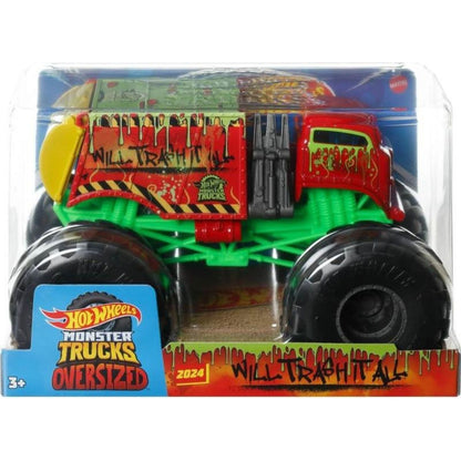 Hot Wheels Monster trucks velký truck Will Trash It All 2024