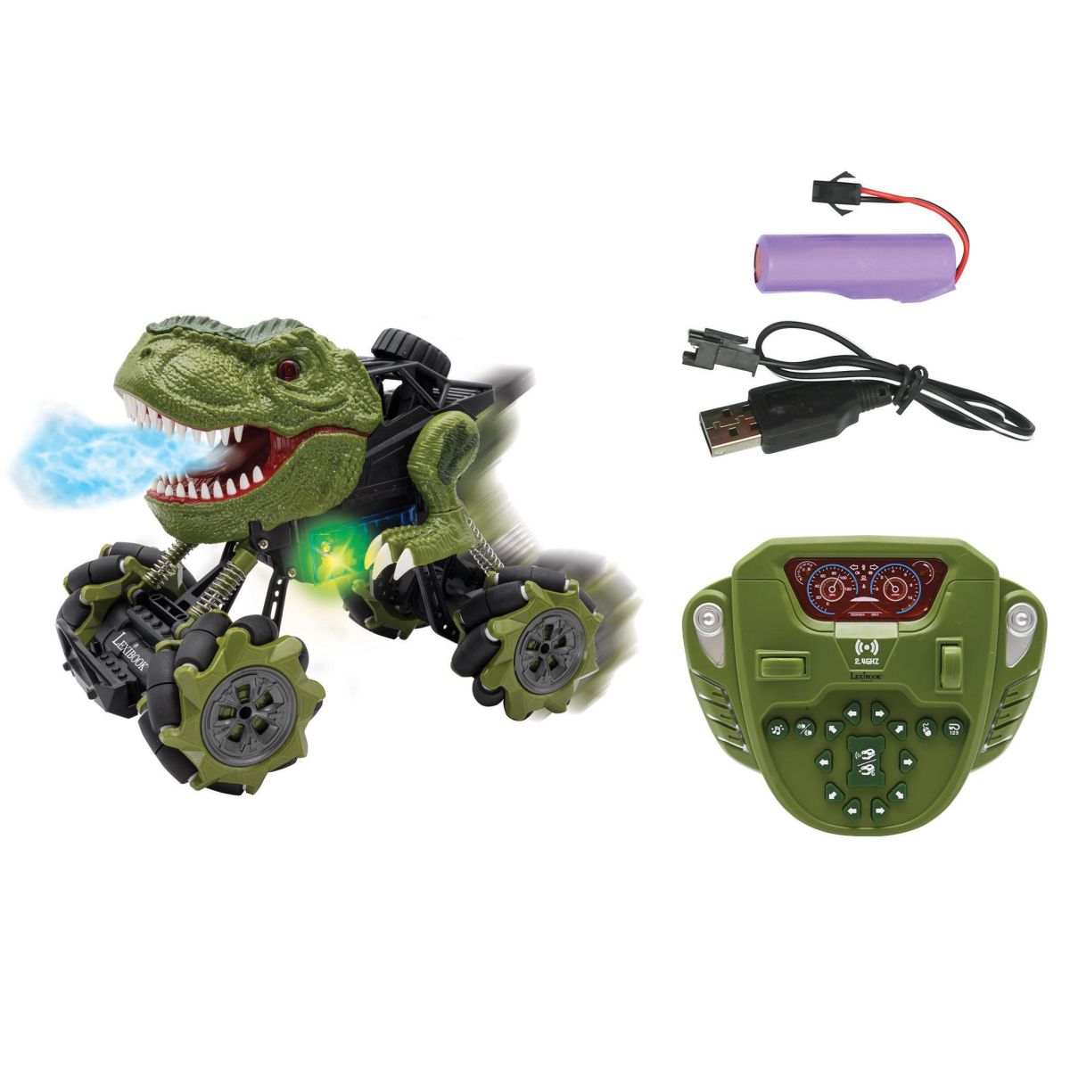 Lexibook Auto dinosaurus se zvukovými a světelnými efekty