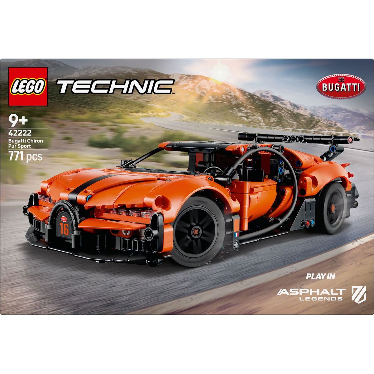 LEGO® 42222 Hyperauto Bugatti Chiron Pur Sport