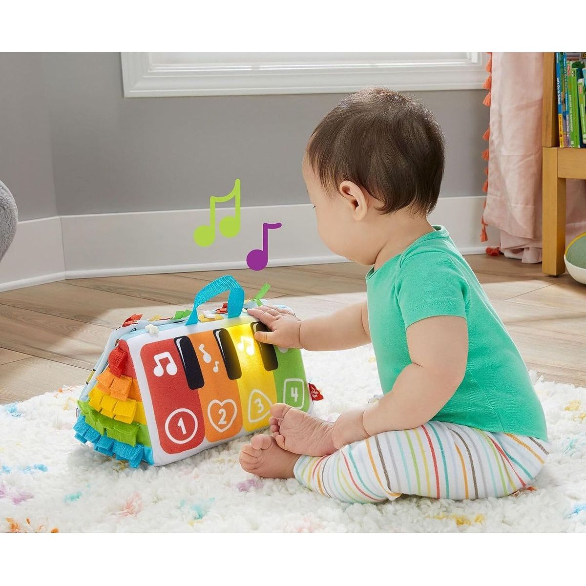 Fisher Price MĚKKÉ PIANO SE ZRCÁTKEM