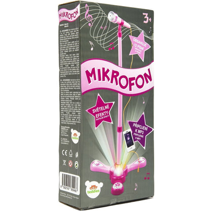 Mikrofon karaoke růžový