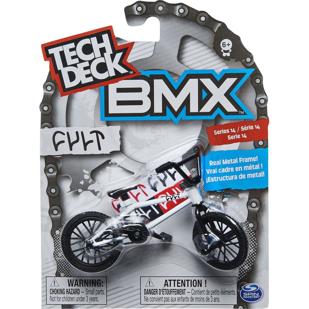Tech Deck BMX sběratelské kolo bílé Cult