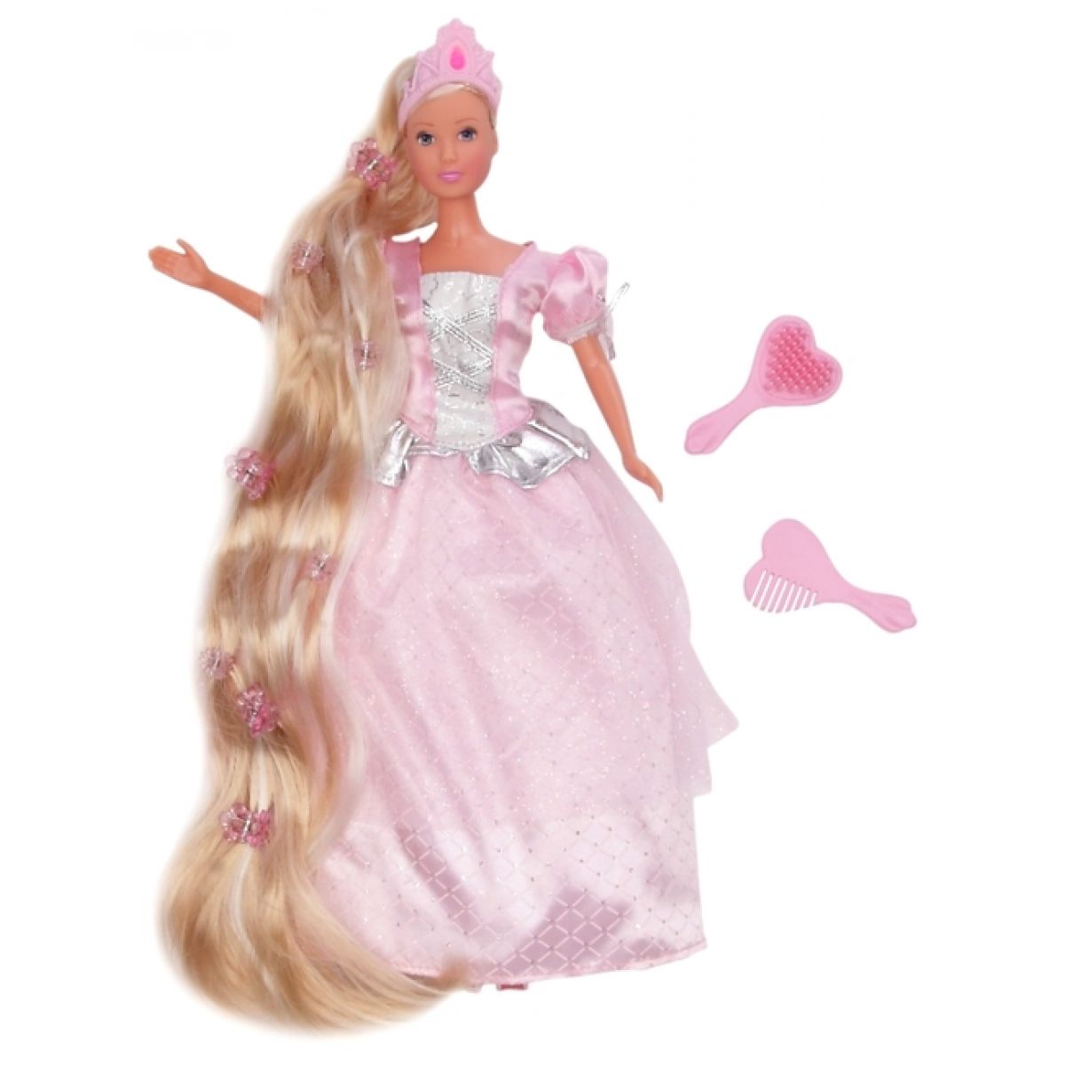 Steffi Love Panenka Rapunzel - Růžová světlá