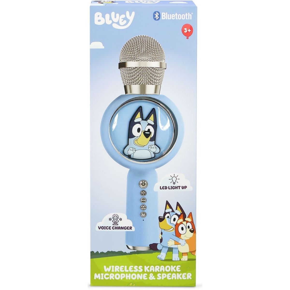 OTL Technologies Bluey PopSing LED Karaoke Mic