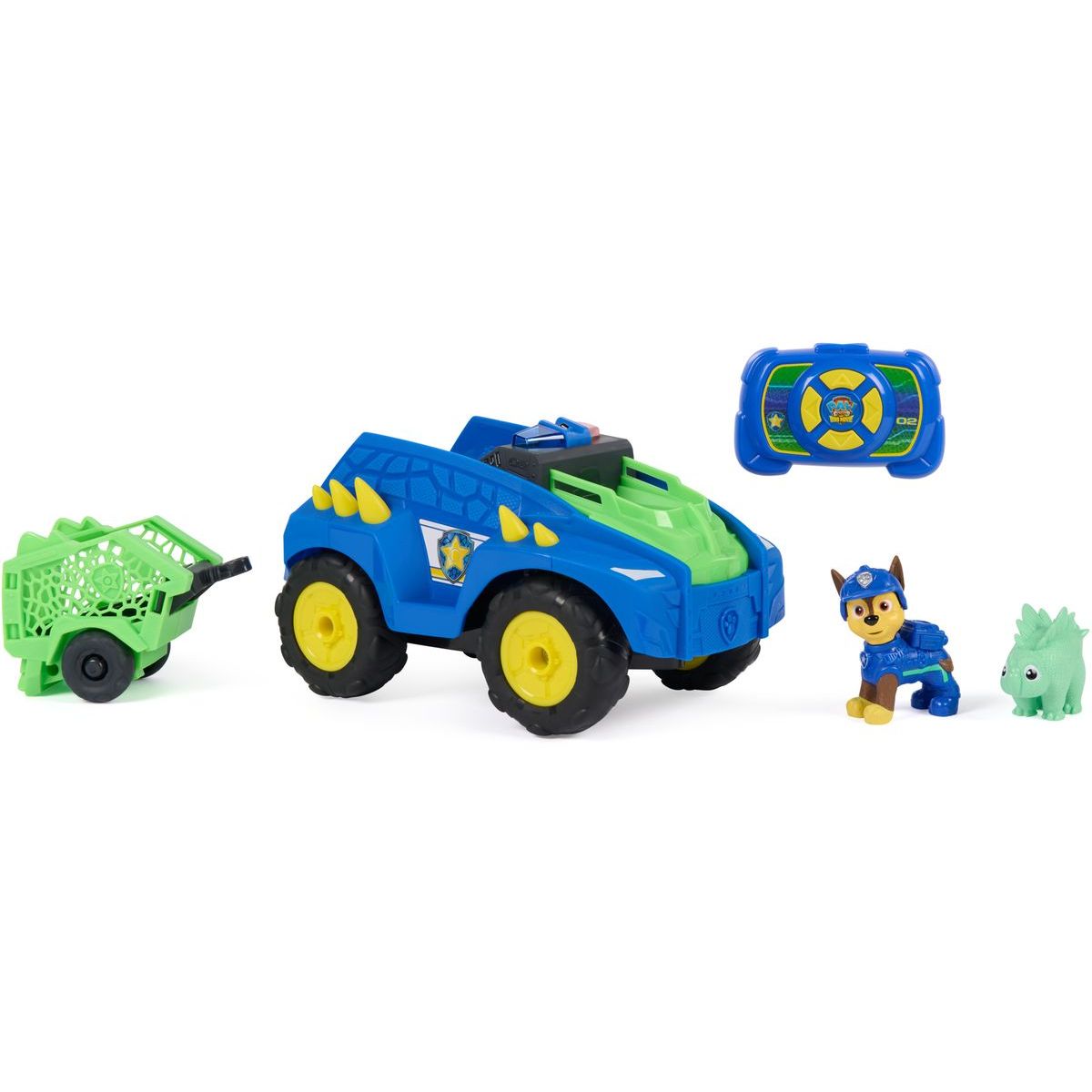 Spin Master Tlapková patrola Dino RC auto s vozíkem Chase